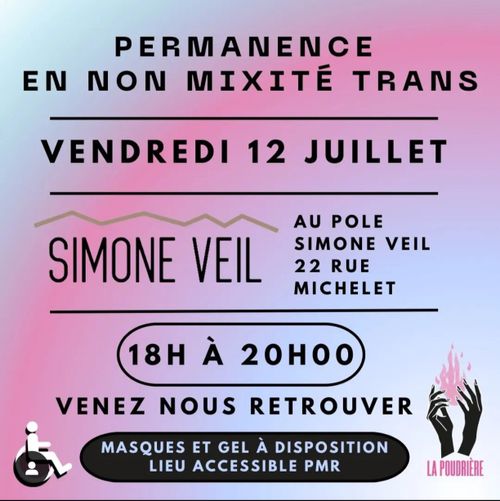 Permanence en non-mixité trans de la poudrière