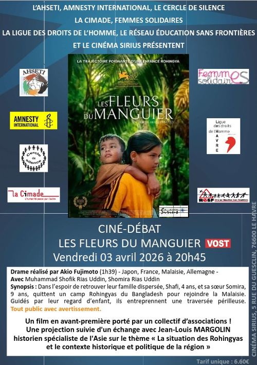 Ciné-débat : LES FLEURS DU MANGUIER