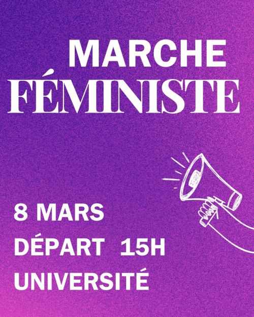 8 mars : marche féministe !