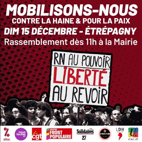 Rassemblement contre le RN au pouvoir