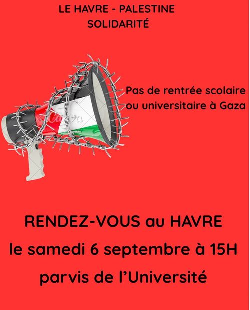 Mobilisation de soutien à la Palestine