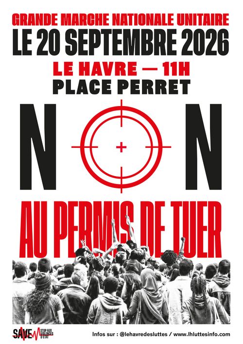 Rassemblement permis de tuer - 20 septembre