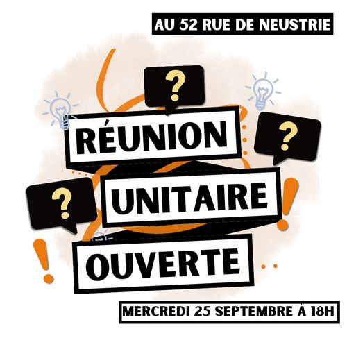 Réunion unitaire ouverte