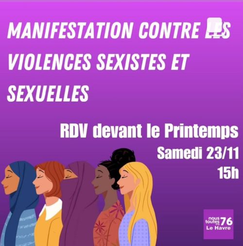 Manifestation contre les violences sexistes et sexuelles